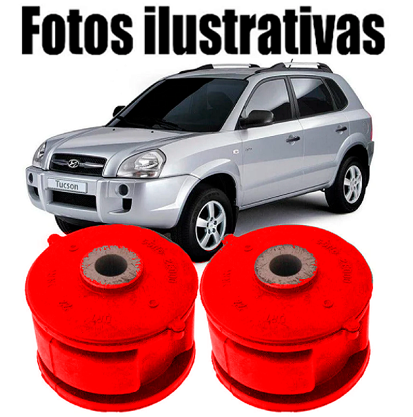 Kit 2 Buchas Maior Do Braço Traseiro Tucson 2008-15 Em Pu