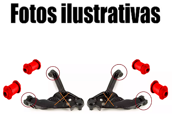 Kit Buchas Bandeja Inferior Dodge Dakota 2000 2001 Em Pu