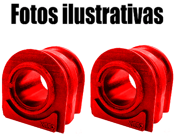 Par  Bucha Barra Estabilizadora Dianteira Chevrolet Equinox Em Pu