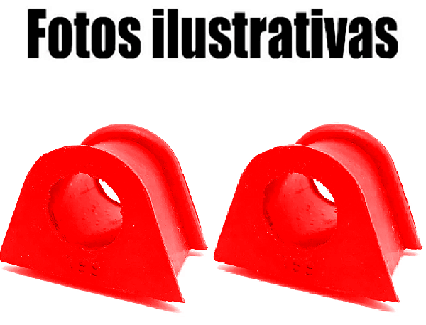 Par  Bucha Barra Estabilizadora Dianteira Fiat Marea Brava Em Pu