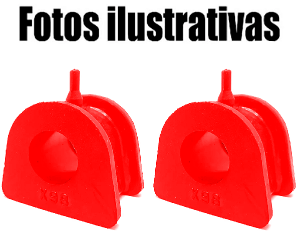 Par  Bucha Barra Estabilizadora Dianteira Mitsubishi Pajero Io Tr4 Em Pu
