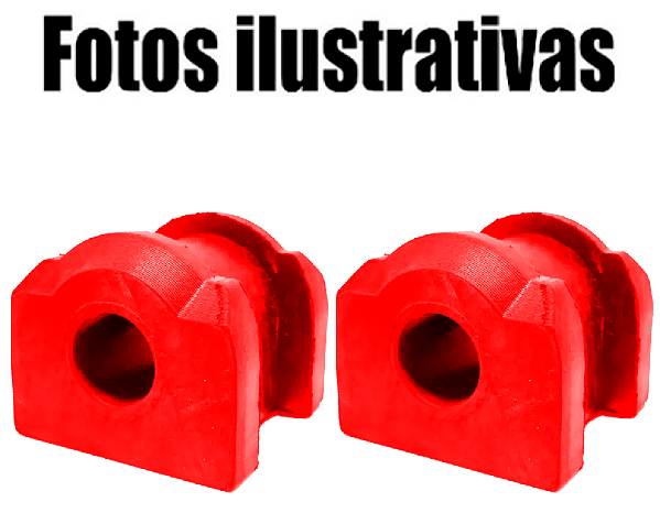 Par  Bucha Barra Estabilizadora Dianteira Mitsubishi Outlander Asx Eclipse Cross Lancer Em Pu