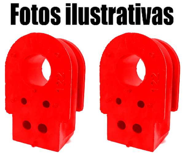 Par  Bucha Barra Estabilizadora Dianteira Nissan Sentra Em Pu