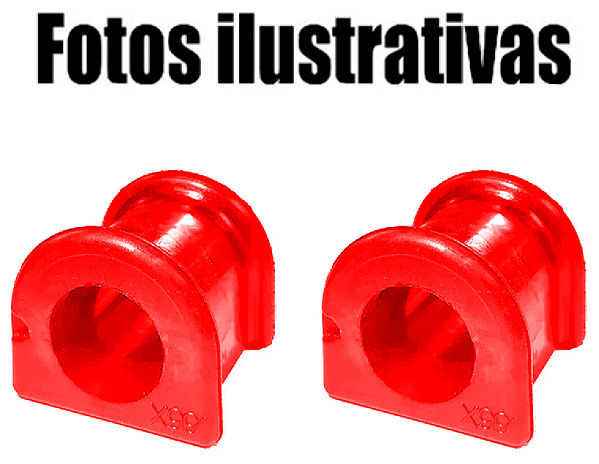 Par  Bucha Barra Estabilizadora Dianteira Toyota Corolla Em Pu