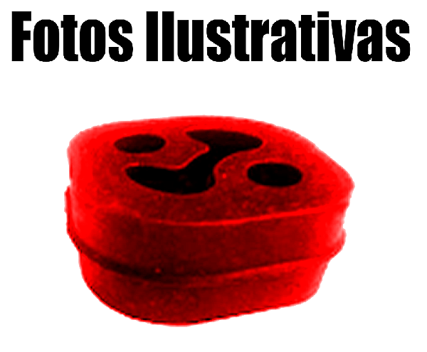 Coxim Traseiro do Silencioso FOCUS Em Poliuretano (PU)