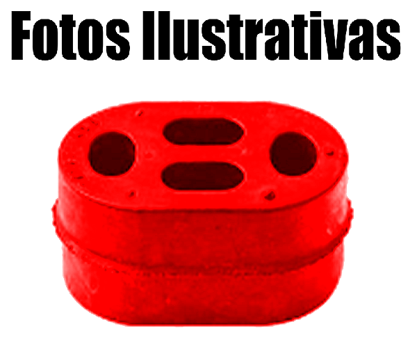 Coxim do Escapamento - Central ESCORT Em Poliuretano (PU)