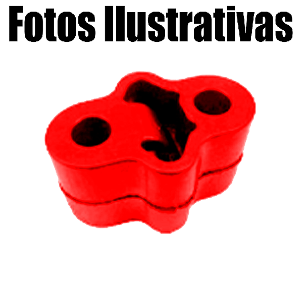 Coxim Traseiro do Silencioso DUSTER Em Poliuretano (PU)