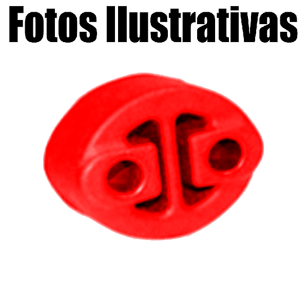 Coxim do Escapamento - Intermediário Baixo COROLLA Em Poliuretano (PU)