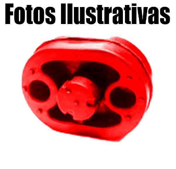 Coxim do Escapamento - Traseiro - interm C3 Em Poliuretano (PU) Pré Encomenda Segunda quinzena Janeiro