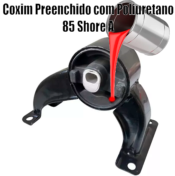 Coxim Traseiro do Câmbio JOURNEY Preenchido em Poliuretano