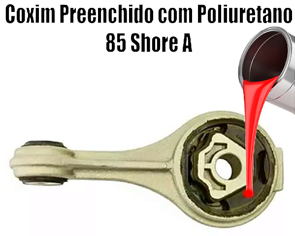 Coxim Traseiro do Câmbio STILO Preenchido em Poliuretano