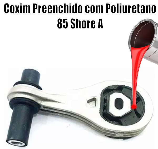 Coxim Traseiro do Câmbio PUNTO Preenchido em Poliuretano