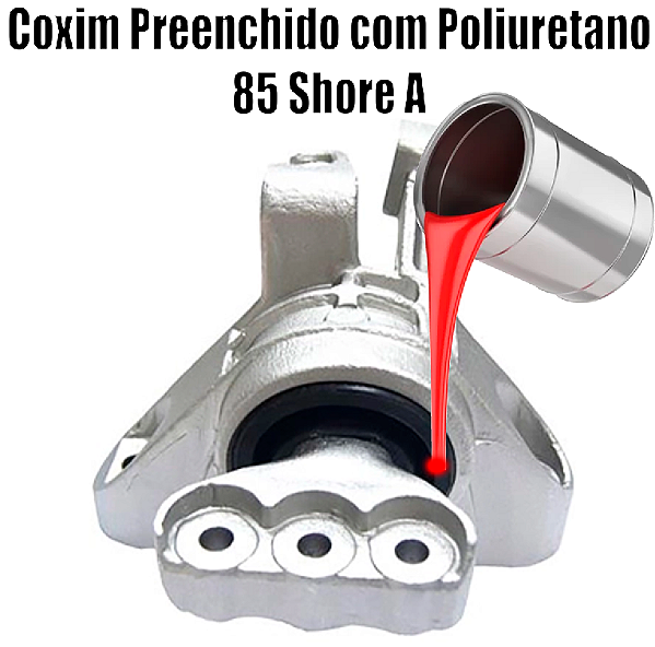 Coxim Dianteiro do Motor BRAVO Preenchido em Poliuretano