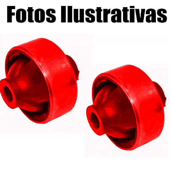 Par Bucha Bandeja Dianteira Onix Prisma Spin Sonic Cobalt Em Poliuretano