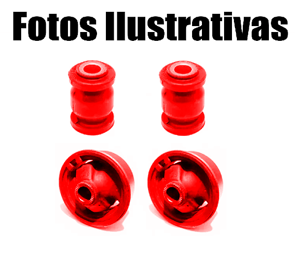 Bucha Bandeja Toyota Filder E Corolla 02 03 04 05 06 07 Par Em Poliuretano