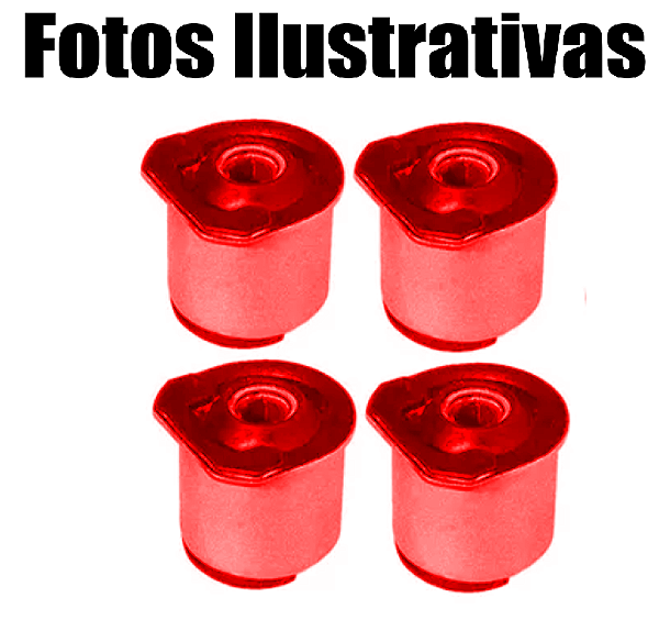 Kit 4 Buchas Braço Tensor Troller Ano 2002 Até Ano 2014 Em Poliuretano