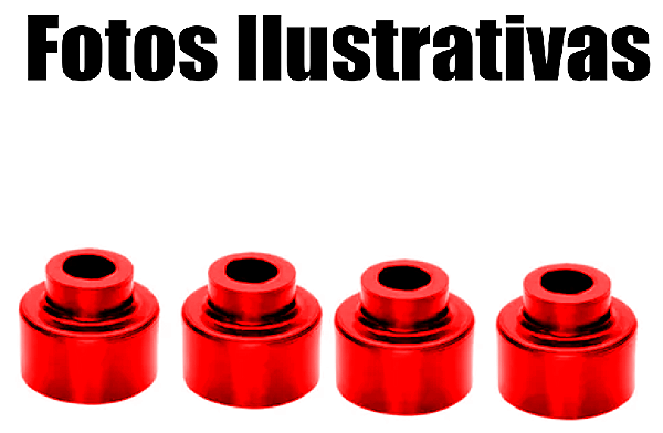 Bucha Ponta Braço Tensor Troller T4 2014 15 16/... 4 Peças Em Poliuretano