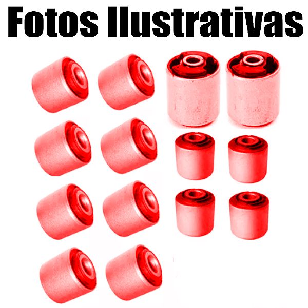 Buchas Suspensão Traseira Fiat Tempra Sedã 1992 A 1999 Em Poliuretano