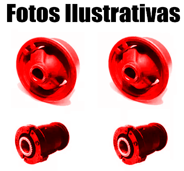 Bucha Bandeja Balança Dianteira Corolla 2009/2014 - 4pçs Em Poliuretano