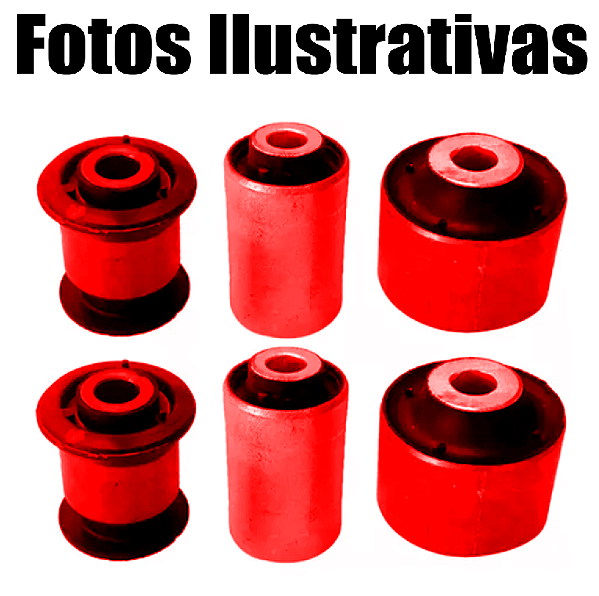 Kit Bucha Bandeja Balança Inferior Dianteira Amarok Em Poliuretano Pré Encomenda Segunda quinzena Janeiro