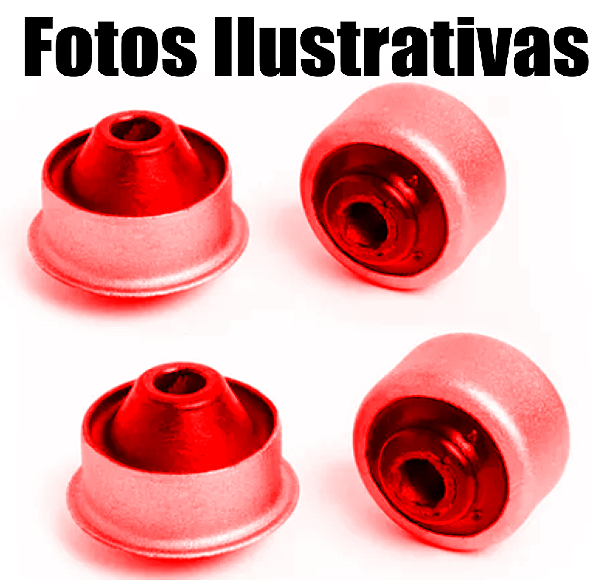 Kit 4 Bucha Bandeja Balança Dianteira Peugeot 206 207 Todos Em Poliuretano