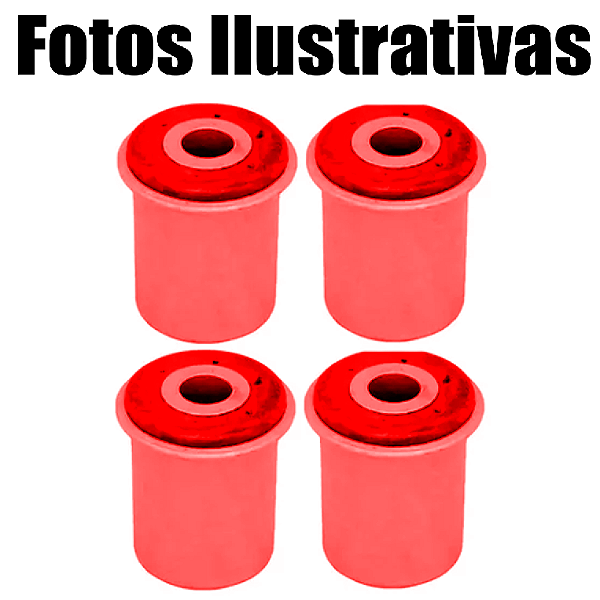 Kit Bucha Da Bandeja Balança Inferior S10 Blazer 1995 / 2011 Em Poliuretano