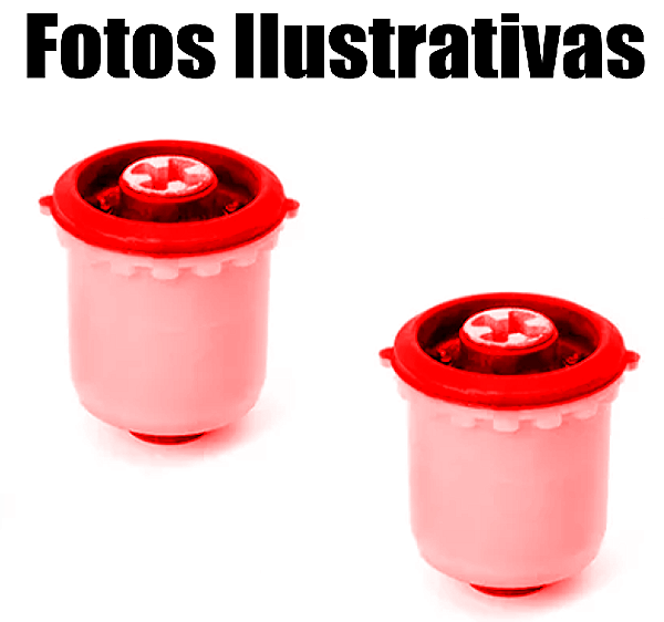 Kit 2 Buchas Eixo Traseiro Mobi Argo Cronos Em Poliuretano