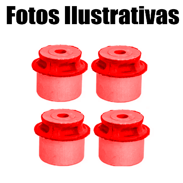 Kit 4 Buchas Da Balança Superior Ford Fusion 2006 /2012 Em Poliuretano