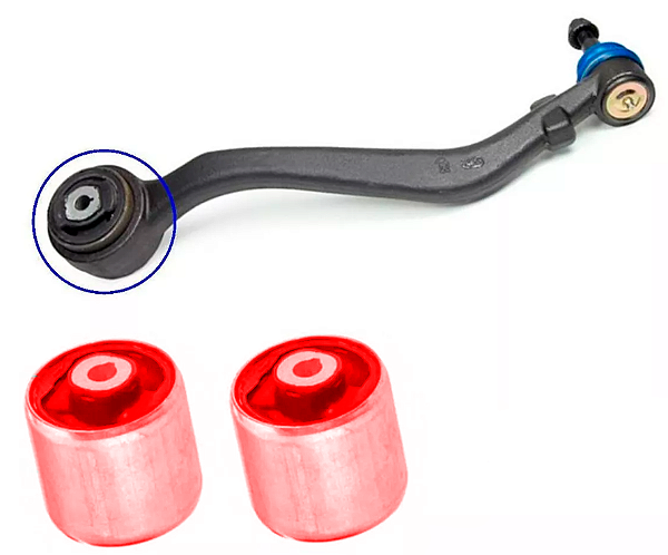 Par Bucha Braço Curvo Inferior Dianteiro Camaro Ss 2012 em Pu Poliuretano
