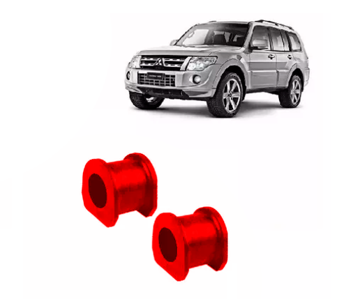 02 Bucha Estabilizadora Pajero Full 2007 A 2016 em Pu Poliuretano