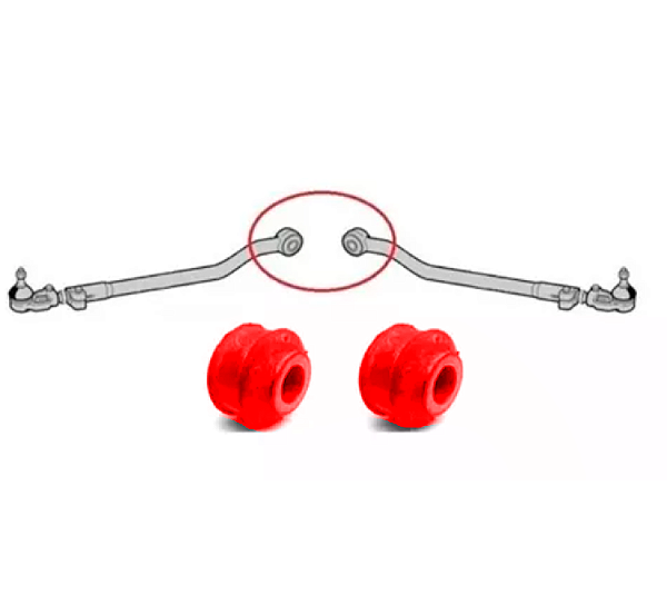 2 Bucha Caixa Barra Direção Vectra Astra 1993 1994 1995 1996 em Pu Poliuretano