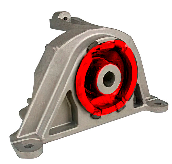 Coxim motor fiat doblo 1.3 1.6 1.8 16V Em Poliuretano PU