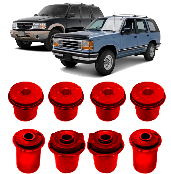 8 Bucha Pequena Grande Dianteira Explorer 1992 1993 1994 95 em Poliuretano
