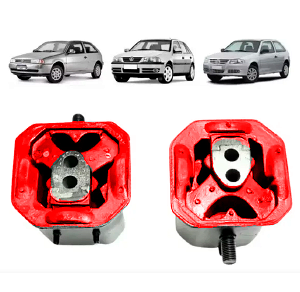 Kit Coxim Motor Cambio Gol Parati G2 G3 G4 At Mi 8v 16v