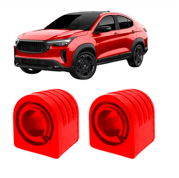 Par Bucha Barra Dianteira Fiat Pulse 2021 2022 2023 2024 em PU