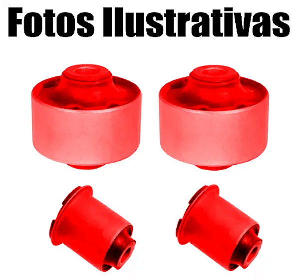 Kit 4 Bucha Balança Bandeja Dianteira Kia Sorento 3.5 2015 Em Poliuretano Pré Encomenda Segunda quinzena Janeiro