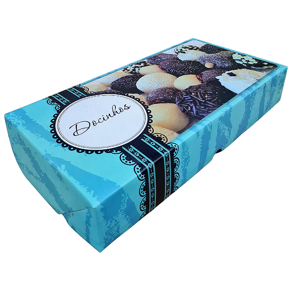 Caixa Para Doces Pequena Conjugada 35x17,5x6 - Pacote com 10 Unidades