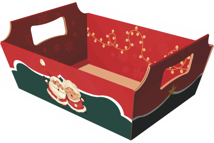 Caixa de Natal Aberta Modelo Mini AXP