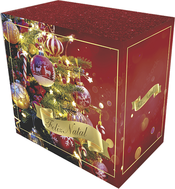 Caixa de Natal Gigante "Feliz Natal" L 406 – Edição Especial de Fim de Ano