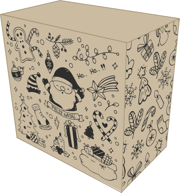 Caixa Natalina Grande GLF – L 357