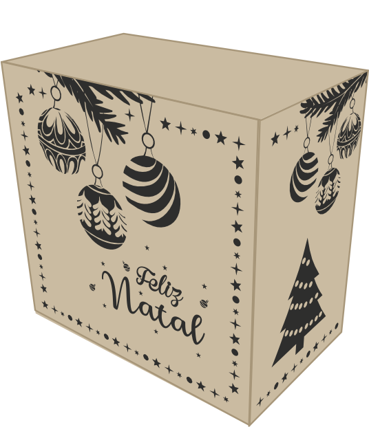Caixa Natalina Média MLF – L 356