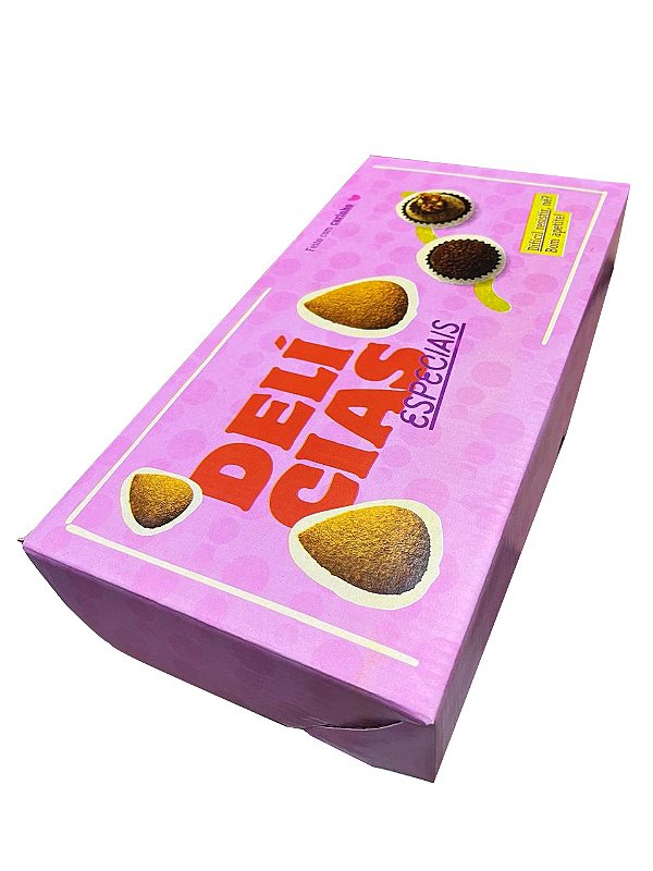 Caixa para Doces/Salgados PEQUENA Conjugada em Offset -10 unidades