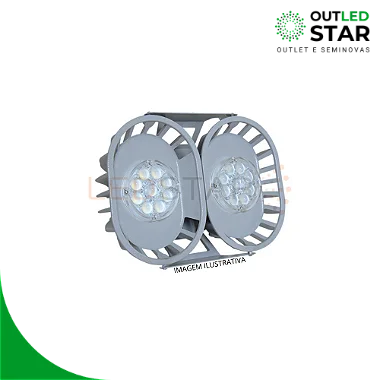 HIGH LIGHT 200W, LENTE DIFUSA, SUPOTE FIXO, 5000K, V2.1  OUTLET