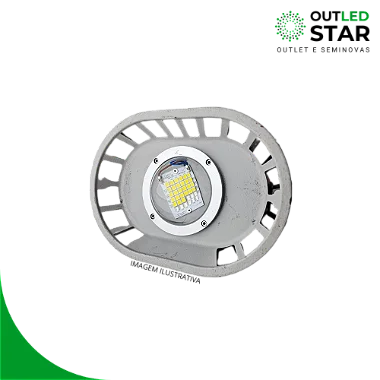 HIGH LIGHT 92W, LENTE 90°, SUPORTE FIXO, 5000K, V2.1  SEMINOVA
