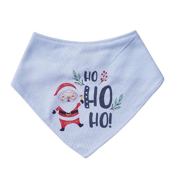 Bandana Bebê Natal Noel Ho Ho Ho