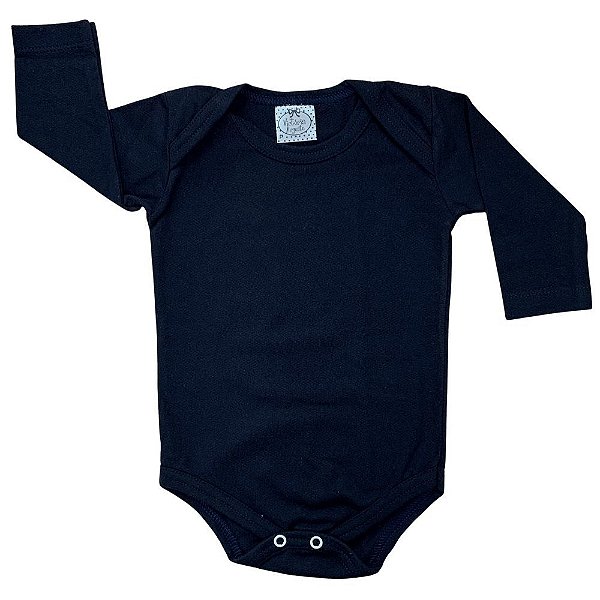 Body Bebê Mangas Longas Básico