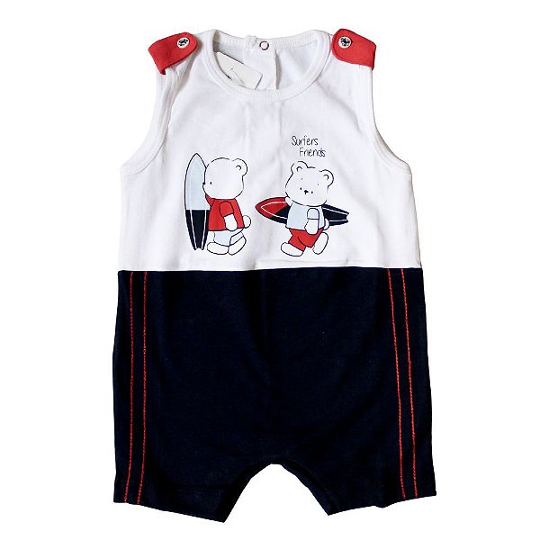 Macacão Banho de Sol Bebê Surfistas - Baby Fashion