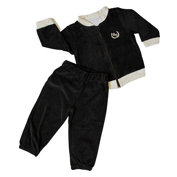 Conjunto Bebê Casaquinho E Calça Plush