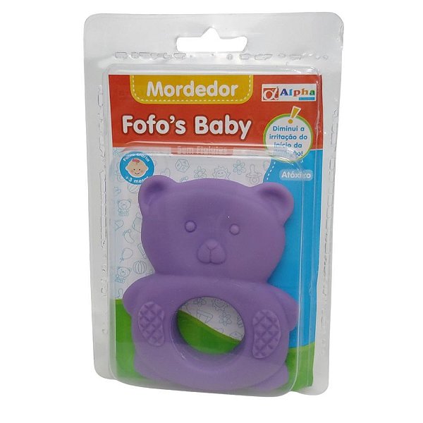 Mordedor Fofo's Baby Urso - Alpha Brinquedos