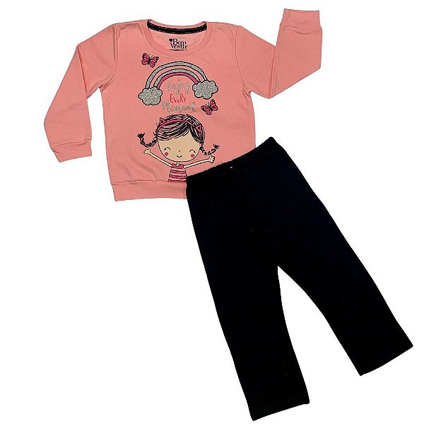 Conjunto Infantil Moletom Enjoy Every Moment